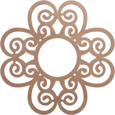 Ekena Millwork Cohen Wood Fretwork Pierced Ceiling Medallion, Wood (Paint Grade), 20"OD x 6 7/8"ID x 3/8"T CMWP20X20X0375COMF